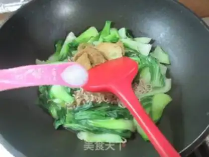 Make ♪ Red-burned veggie green noodle ♪ step 6