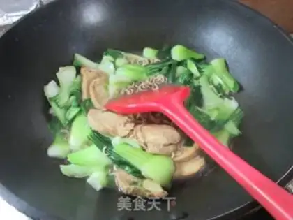 Make ♪ Red-burned veggie green noodle ♪ step 8