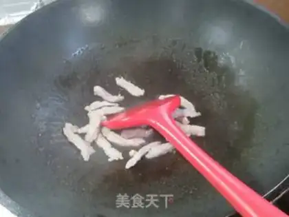 Make Scrambled meat chops step 2