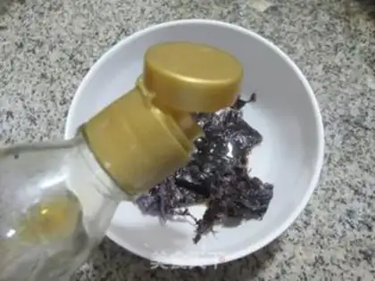 Make ♪ Purple egg oatmeal soup ♪ step 4