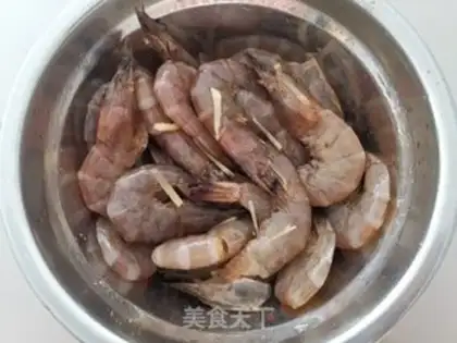 Make Air-cooked shrimp step 1