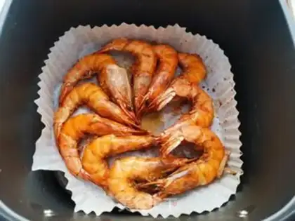 Make Air-cooked shrimp step 3