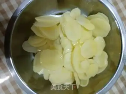 Make Air fryed potato chips step 2