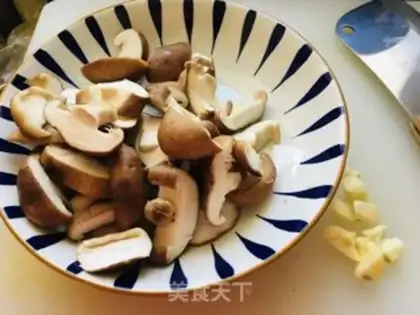 Make Flaming mushrooms step 1