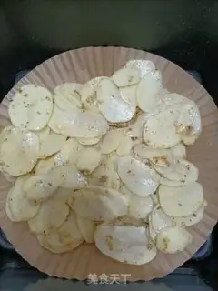 Make Air fryed potato chips step 4