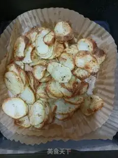 Make Air fryed potato chips step 6