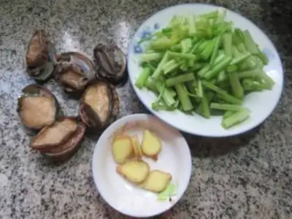 Make Abalone celery step 0