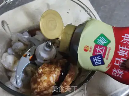 Make Shrimp mooncake step 1