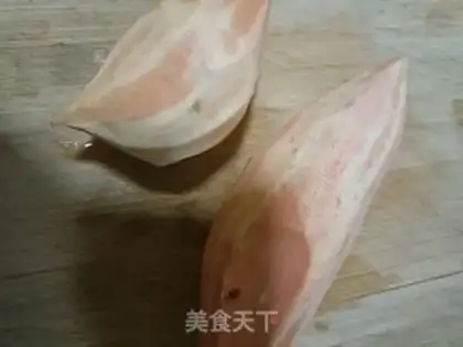 Make Red potato rice step 1