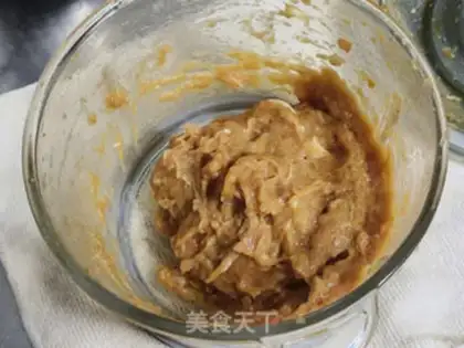 Make Shrimp mooncake step 2