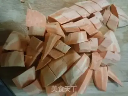 Make Red potato rice step 2