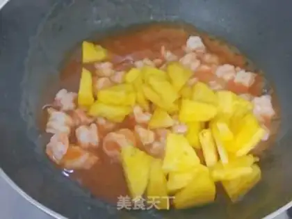 Make Pineapple shrimp step 11