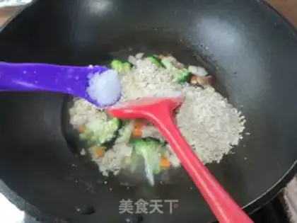 Make Shrimp oatmeal step 7