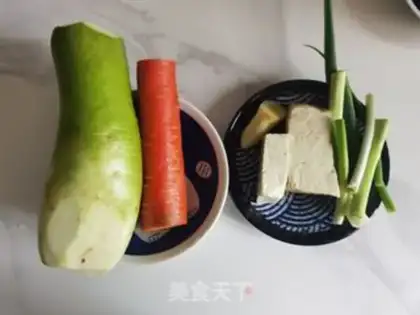 Make radish dumplings step 0