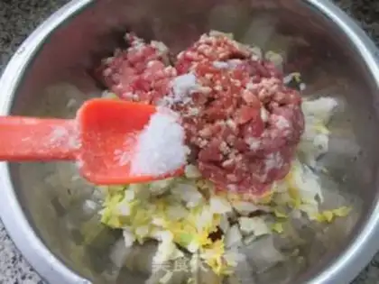 Make Big doll meat dumplings step 9