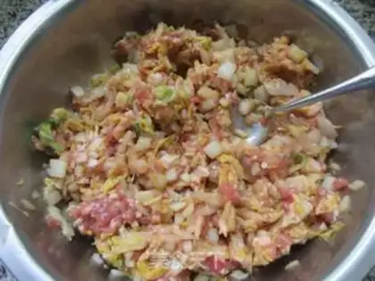 Make Big doll meat dumplings step 10