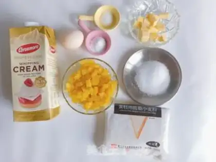 Make Pineapple cream scon step 0