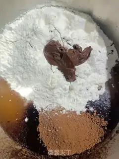 Make Chocolate moon cake step 3