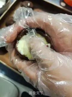Make Chocolate moon cake step 9