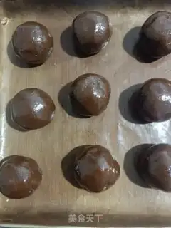 Make Chocolate moon cake step 10
