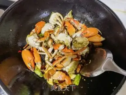 Make Spicy crabs step 7