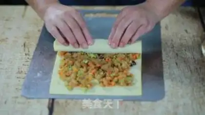 Make Homemade chicken rolls step 4