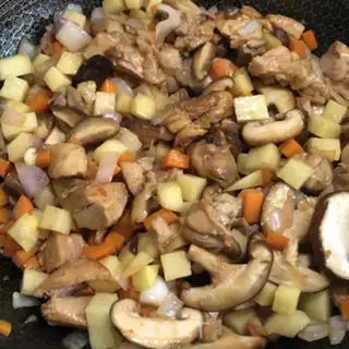 Make Chicken-legged rice step 8