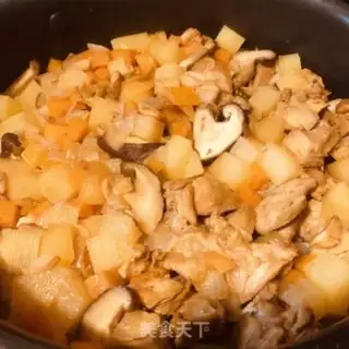 Make Chicken-legged rice step 12
