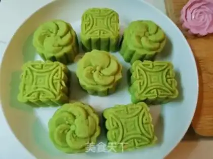 Make Bean mooncake step 5