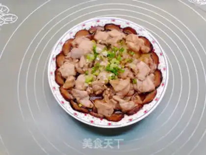 Make Mushroom potatoes steam chicken legs step 10
