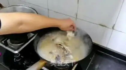 Make Carp tofu soup step 4