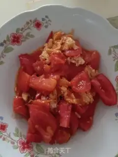 Make Tomato fried eggs step 7