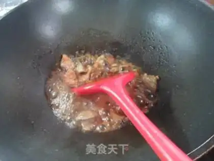 Make Spam mushrooms, tomato pepper step 5