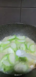 Make Fried omelet smelt soup step 8