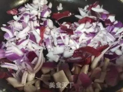 Make Taiwan halogen rice step 2