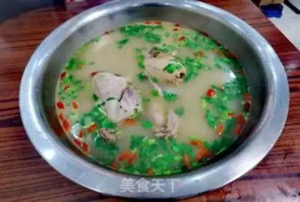 Make Clean up the pigeon soup step 6