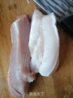 Make Garlic fried meat step 1