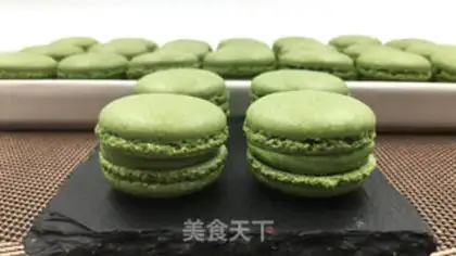 Make The tea macaron step 24
