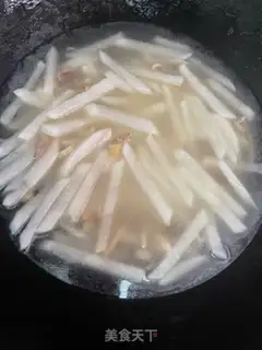 Make White radish, dry squid step 6