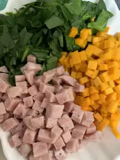 Make Vegetable sausages, vocasha bread step 1