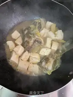 Make Tofu-cooked bony fish step 8