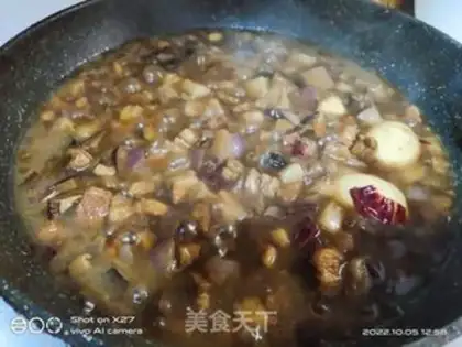 Make Taiwan halogen rice step 4