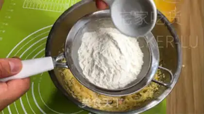 Make Orange pound cake step 7