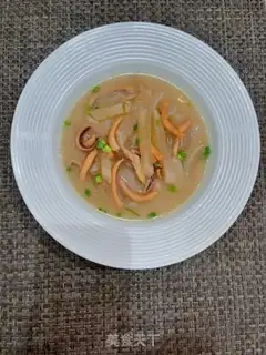 Make White radish, dry squid step 11