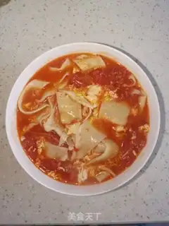 Make Tomato egg noodles and soup step 10