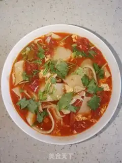 Make Tomato egg noodles and soup step 11