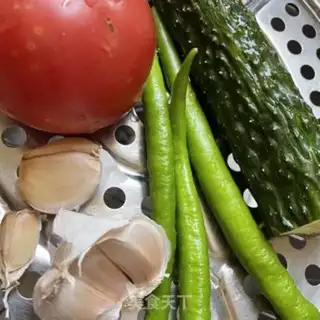 Make "When black mackerel is mixed step 2
