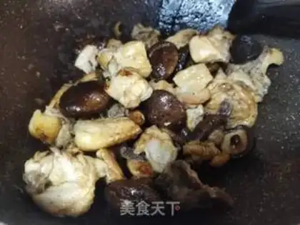 Make Beer mushroom chicken step 3