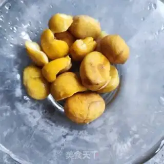 Make Chestnut rice step 1