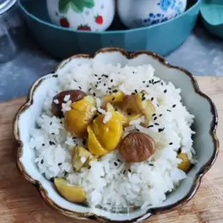 Make Chestnut rice step 6